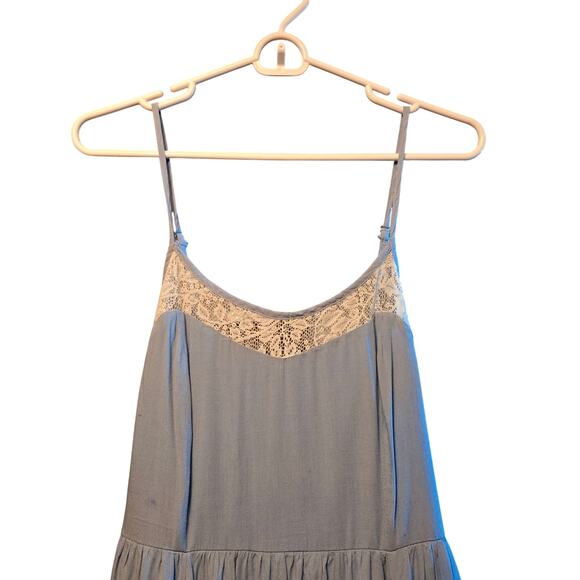 Entro Lace Paneled Baby Doll Dress Tunic Top - Picture 3 of 8